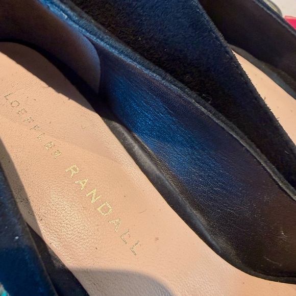 Loeffler Randall Black Heels with unique round heel - Picture 4 of 4